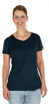 ESD T-Shirt Lady PremiumSmooth, dunkelblau
