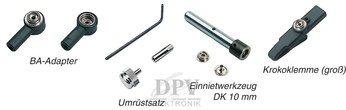 Universal-Druckknopf-Kit 1, DK 10 mm, Typ 80014