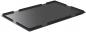 Preview: The image displays a rectangular, flat tray in black. It features slightly raised edges at the corners to prevent items from falling off. The surface is smooth.