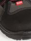 Preview: The image shows a black work shoe with gray inserts. The stitching is clearly visible and the material appears sturdy. A label with the inscription "jalas" is easily recognizable.