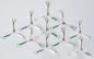 Preview: The image shows several wire-like objects arranged in a triple Y-shape. Each Y-shape has a gray middle part and white and green end pieces.