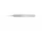 Preview: The image shows a straight, silver tweezer with a narrow tip. It is flat and has rounded ends, suitable for gripping fine objects. The background is white.