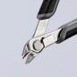 Preview: In the picture, there is a nail or wire clipper. It has a shiny, metallic blade and a comfortable, black handle. The blades are sharp and precise.