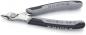 Preview: The pliers have a sturdy, gray rubber grip for good hold. The cutting edge is sharp and shiny. Numbers and letters are embossed on the grip, providing information for use.