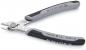 Preview: The image shows a small pair of pliers with gray and black, non-slip grips. The tip of the pliers is narrow and slightly curved, perfect for gripping or cutting thin materials.