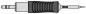 Preview: The image shows a gray pencil with a rounded tip and a ridged grip area in the middle. There is a hanger at one end.