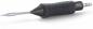 Preview: The image shows a soldering tip with an ergonomically shaped, non-slip handle made of black rubber. The tip is metallic and has a spiral mount.