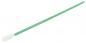Preview: The image shows a long, thin pole in a green color with a white, flat end. It could serve as an aid or support.
