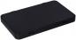 Preview: The image shows a flat, rectangular box in matte black. The edges are rounded, and there are two small recesses on the side. It appears simple and modern.