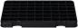 Preview: Das Bild zeigt ein schwarzes Tablett mit 48 quadratischen Fächern. Es hat eine flache, rechteckige Form und eine glatte Oberfläche. Die Fächer sind gleich groß und unbeschriftet.