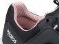 Preview: The image displays a shoe shot featuring a black sneaker with a soft, pink lining. The shoe has a special structure for breathability.