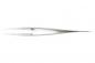 Preview: The image shows a narrow, metallic tweezer. It has two sharp, pointed ends and an ergonomic shape that slightly narrows in the middle.