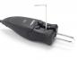 Preview: The image shows a black, handy tool with two metal tips and a cable. At the top, there is a lever and a small Allen wrench. It has an ergonomic shape.