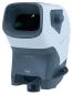 Preview: The image shows an electronic visual aid device. It has a curved, modern shape in white and gray, with a large field of view. The front has an opening through which one looks.