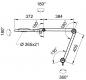 Preview: The image shows a technical drawing of an adjustable lamp. The dimensions and rotation angles are provided. The lamp features a round head and flexible arms for optimal light distribution.