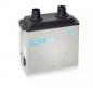 Preview: The image shows a rectangular, silver-colored device with a black top. It has two black tubes on the top and blue lettering that reads "ZERO SMOG Series".