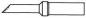 Preview: The image depicts a simple, sketched tool. It has a long, straight handle and a sharp, slightly outward-curved blade at one end.