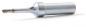 Preview: This is a silver tool with a cylindrical handle and a pointed, slightly curved tip. The surface is smooth and shiny, the handle is wider than the tip.
