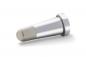 Preview: The image shows a small, conical metal pin. It has a smooth, silver surface and a wider base. The tip is rounded and slightly recessed.