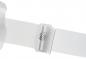 Preview: The image displays a transparent strap with a simple buckle. The strap is smooth and straight, while the buckle is slightly raised and round to secure the closure.