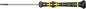 Preview: The image shows a screwdriver with a black handle and yellow accents. The blade is thin and straight. The handle has an ergonomic shape for a better grip.