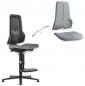 Preview: The image shows an ergonomic office chair with an adjustable seat and backrest. Part of the chair is depicted to illustrate the adjustment feature.