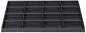 Preview: It is a flat, rectangular black tray with 24 uniform compartments. The compartments are spacious and are used for storing small items.