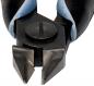 Preview: The image shows a pair of pliers with a closed head. The blades are angled and taper to a point, with a central pivot. The handle is ergonomic and blue.
