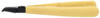 Preview: The image shows a yellow pliers. The handle is ergonomically shaped and the pliers have a sharp, black cutting edge. It is suitable for cutting wires or fine materials.