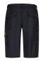Preview: The image shows a pair of black shorts from the back. They feature a simple cut and two large side pockets, as well as a smaller pocket on one leg. The fabric appears light and durable.
