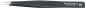 Preview: The image shows a black tweezer with pointed tips. It has a matte finish and a printed brand. The shape is slim and elongated, ideal for precise tasks.