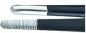 Preview: The image shows two different ends of a tool. The upper end is smooth and round, while the lower end is textured and grippy. Both parts are black and metallic.