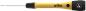 Preview: The image shows a screwdriver with a yellow handle and black end. The blade is thin and long, ideal for precise work. The logo "wiha" is visible on the handle.