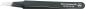Preview: The image shows a black tweezer with pointed tips. It has a smooth surface and is marked with "Wha Professional ESD" and a model number on the side.