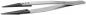 Preview: The image shows an aluminum pliers with two long, pointed arms. The pliers have a metallic surface and black rubber grips at the tips for better grip.