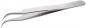 Preview: The image shows an elegant, thin tweezer made of shiny metal. The ends are pointed and slightly curved, ideal for grasping small objects. The surface is smooth and reflective.