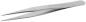 Preview: The image shows a silver tweezer with two long, narrow jaws that taper to a point at one end. It is made of stainless steel and has a smooth surface.