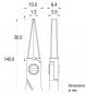 Preview: The image displays a technical drawing of an object, possibly a pair of pliers or a similar tool. It includes dimension lines and measurements in millimeters.