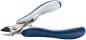 Preview: The image shows a flat nail or wire pliers with curved, grippy handles. The cutting surfaces are sharp and pointed, and the pliers appear compact and ergonomic.