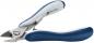 Preview: The image shows a small, handy pair of pliers with two ergonomic, blue handles and sharp cutting blades. It is made of metal and has a modern design.