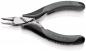 Preview: The image shows a small, double-ended closed pliers with narrow, rounded tips. The handles are black with a non-slip surface. On one of the handles is "MADE IN GERMANY".