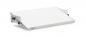Preview: The image shows a flat, rectangular countertop in white with two gray brackets on the sides. These brackets are intended for fastening or extending.
