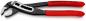 Preview: The image shows a pair of pliers with red handles and a metallic, shiny working surface. The pliers have an ergonomic design and are suitable for gripping and holding objects.