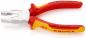 Preview: The image shows a red-yellow pliers with smooth and serrated jaws. It has a sturdy, ergonomic shape and is suitable for craftwork. Marked with "KNIPEX".