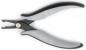 Preview: The image shows a pair of pliers with gray, non-slip grips. The pliers have curved, pointed jaws suitable for precise tasks, and a central pivot point for opening and closing.