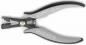 Preview: This is a pair of pliers with gray, ergonomic handles and a spring-loaded opening. The head has a sharp edge for cutting. Ideal for precise work.