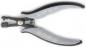 Preview: This is an ergonomic type of pliers with gray, rubberized grips. The pliers have movable jaws and a spring that facilitates opening. It is intended for precise work.