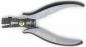Preview: The image shows a special pair of pliers with gray, ergonomic handles. It has a metal tip and an integrated spring that facilitates opening. Ideal for precise tasks.