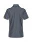 Preview: Das Bild zeigt ein graues Poloshirt mit einem schlichten, gestreiften Muster. Es hat kurze Ärmel und einen klassischen Kragen. Die Rückseite ist sichtbar, ohne Details auf der Vorderseite.