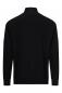 Preview: The image displays the back view of a black sweatshirt. It features a short collar, long sleeves, and a sporty cut. The fabric appears soft and comfortable.